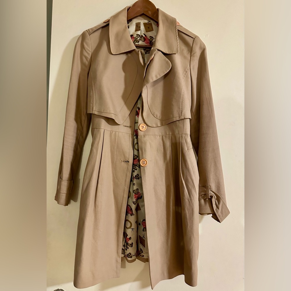 Classic Beige Trench Coat - Women's Stylish Outerwear